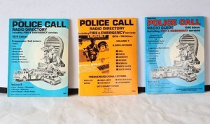 lot 452 image: (3) Vintage RadioShack Police Call Radio Frequency Guide Including Fire & Emergency Services