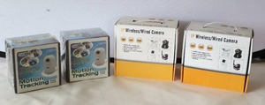 lot 495 image: Motion Tracking WirelessWired Cameras NIB...