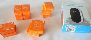 lot 511 image: Wyze Thermostat, Sonoff Accessories Etc