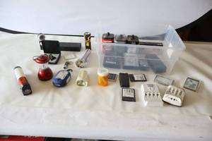 lot 581 image: Component Batteries, Chargers Etc