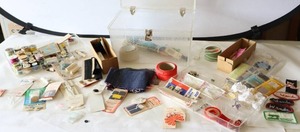 lot 584 image: Sewing Bin and Contents