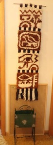 lot 587 image: Vintage Rug Hook, Magazine Rack Etc