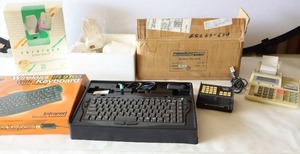 lot 605 image: Wireless With Keyboard IR 9703, Cordless Super Mouse, Power Sonic Seal, Seventeam Etc