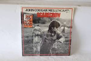 lot 356 image: John Cougar Mellencamp Scarecrow Rare Quality Vintage Vinyl Record Album