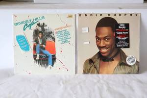 lot 379 image: (2) Eddy Murphy Beverly Hills Cop & Trading Places Rare Quality Vintage Vinyl Record Album