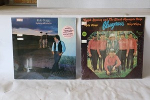 lot 395 image: (2) Ricky Skaggs Highways & Heartaches & Bluegrass with Keith Whitley Rare Quality Vintage Vinyl Record Album