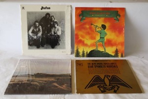 lot 396 image: (4) Rufus, John Hartford, The New Andre Kostelanetz Star Spangled Marches, The Moody Blues Rare Quality Vintage Vinyl Record Album