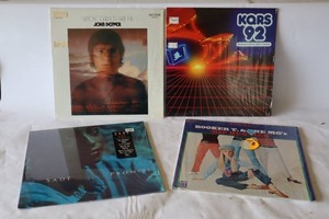 lot 397 image: (4) Booker T. and the MGs, Sade Promise, KQRS 92, John Denver Rare Quality Vintage Vinyl Record Album