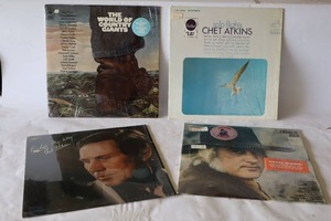 lot 398 image: (4) Chet Atkins, Charlie Rich, Country Hits, Chet Atkins Rare Quality Vintage Vinyl Record Album