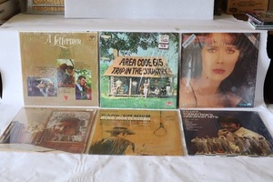 lot 419 image: (6) Emmanuelle The Joys of a Woman LASERDISC, Area Code 615 Trip in the Country, A Letterman Kind of Love, Tommy Roes, Hugo Montenegro and Janis Ian Vinyl Albums