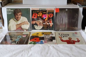 lot 421 image: (6) Burt Bacharach, Joe Mathis, 4-Channel Stereo, Bach, Lenny Dee, Bernard Purdue