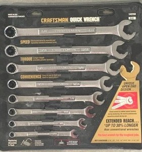 Brand New Craftsman 8pc Combo Wrench Set