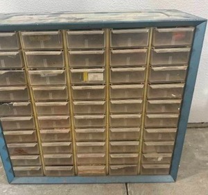 50 Drawer Cabinet with Contents