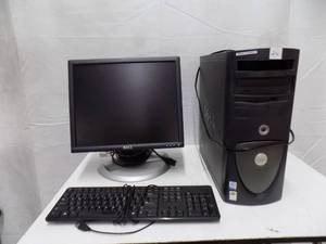 lot 26 image: Dell Computer, Monitor, Keyboard