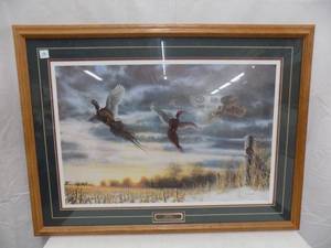 lot 50 image: Framed Print ( Spooked) By Jim Hansel  29 12 x 39
