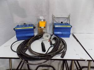 lot 79 image: Z-2150 Area Velocity Flow Modules in tub with cables