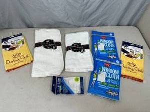 New Towels, Window Cloths, Dusting Cloths, Lint Traps