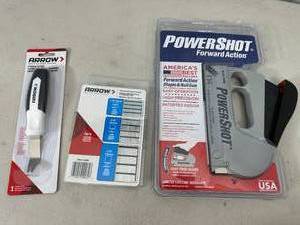 New Powershot Stapler  Nailer, Staples, Staple Remover