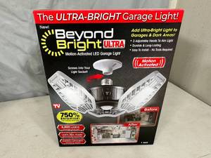 New Beyond Bright Ultra LED Garage Light - Motion Activated
