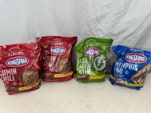 4 New Bags of Kingsford Charcoal Flavor Boosters