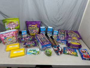 Large Lot of Dubble Bubble, Candy, Tootsie Rolls, and more.