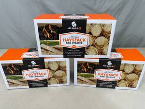 3 New Boxes of Haystack Fire Starters