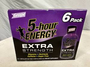 New 6 Pack of 5 Hour Energy Shots