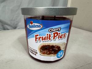 New Hostess Cherry Fruit Pies Candle - 3 Wick