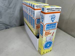 8 Boxes of Water Magic Immune Defense Flavor Straws - Mega Orange Flavor