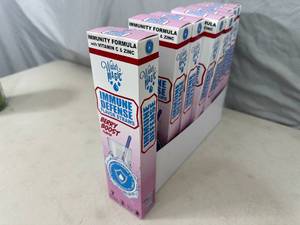8 Boxes of Water Magic Immune Defense Flavor Straws - Berry Boost Flavor