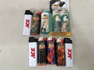 10 New Assorted Lighters