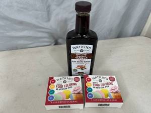 New Watkins Baking Vanilla, Food Coloring