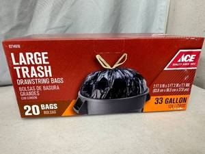 New Box of 33 Gallon Trash Bags