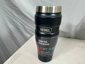 New Thermos 16 oz Stainless Steel Travel Tumbler