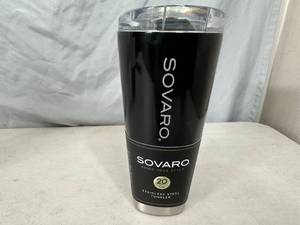 New Sovaro 20 oz Stainless Steel Insulated Tumbler with Lid