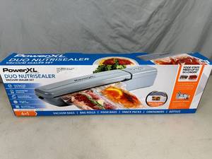 New PowerXL Duo Nutrisealer Vacuum Sealer Set with Accessories