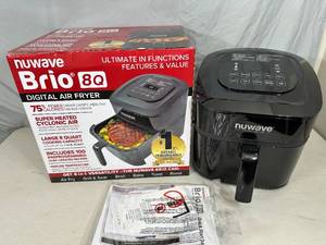 New Nuwave Brio 8 Quart Digital Air Fryer