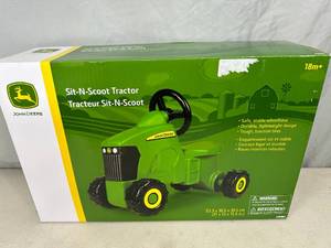 New John Deere Sit and Scoot Tractor