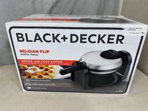 New Black and Decker Belgian Waffle Maker