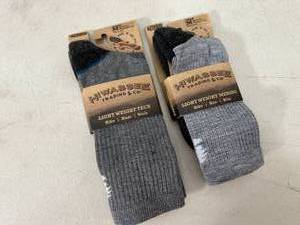2 New Pairs of Hiwassee Wool Blend Socks