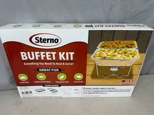 New Sterno 2 Pan Buffet Kit