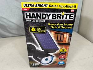 New Handy Brite Solar LED Spotlight