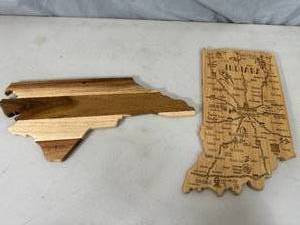 New Totally Bamboo Tennessee and Indiana Cutting Boards  Serving Trays
