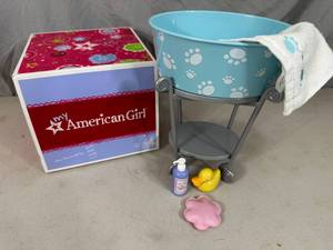 American Girl Doll Pet Bath Set with Box