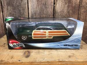 lot 133 image: 100% Hot Wheels - Merc Woodie 1950 Die Cast