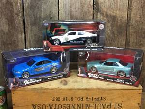 lot 169 image: 3 JADA Fast & Furious Die Cast Cars