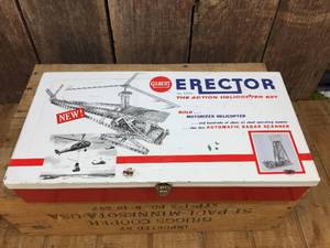 lot 176 image: Vintage Gilbert The Action Helicopter Set - 10181