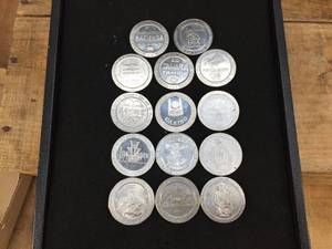 lot 187 image: 14 Vintage Casino Coins - See Pics