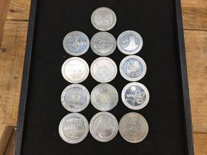 lot 185 image: 13 Vintage Casino Coins - See Pics