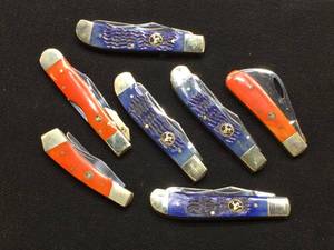lot 204 image: 7 Whitetail Cutlery Pocket Knives
